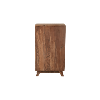 Buffet haut à tiroirs en bois recyclé naturel H110 GABIN - HELLIN