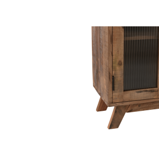 Buffet haut à tiroirs en bois recyclé naturel H110 GABIN - HELLIN