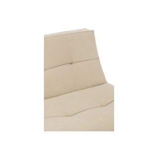 Fauteuil chauffeuse lounge en velours côtelé LORENZO - HELLIN