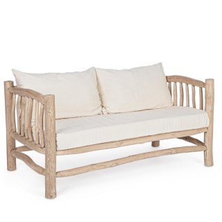 Canapé en teck naturel - Hellin