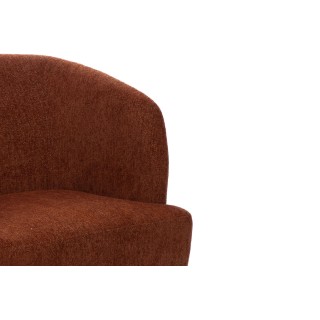 Fauteuil de salon en velours chiné ELVA - HELLIN