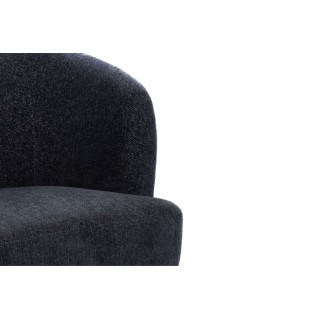 Fauteuil de salon en velours chiné ELVA - HELLIN