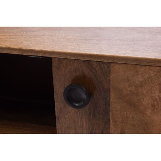 Meuble TV en manguier 2 portes 1 tiroir L150 GIL - HELLIN