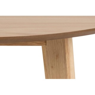 Table à manger ronde avec 4 chaises – Ensemble LETA bois | Hellin