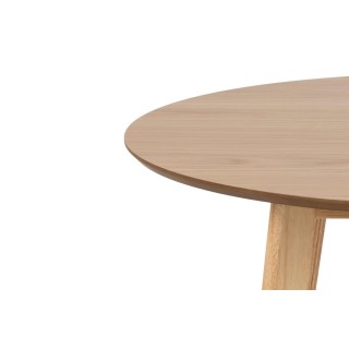 Table à manger ronde avec 4 chaises – Ensemble LETA bois | Hellin