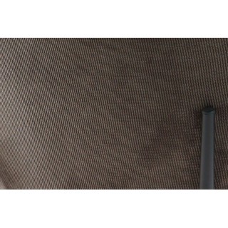 Fauteuil à accoudoirs pieds métal et velours ROXANE - HELLIN