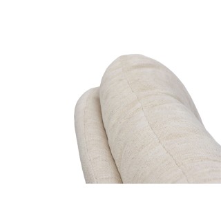 Fauteuil de salon relax pivotant en tissu ERIC - HELLIN