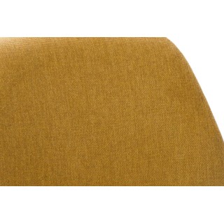 Fauteuil rétro en métal et tissu CASCAIS - HELLIN