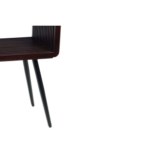 Table de chevet 1 niche en teck MILAN - HELLIN