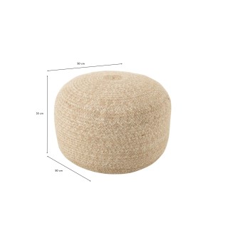 Pouf rond intérieur extérieur D50 PAROS - HELLIN