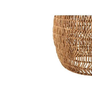 Set de table basse ronde et 2 tabourets en jacinthe d'eau MAPOU - HELLIN