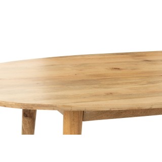 Table à manger ovale en manguier naturel 10 places L200 CAMILA - HELLIN