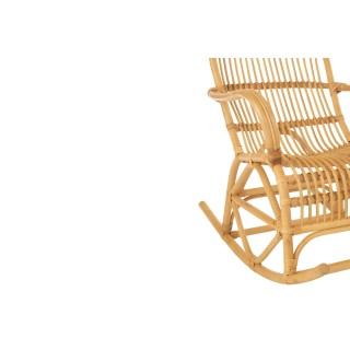 Rocking chair en rotin naturel WIDY - HELLIN