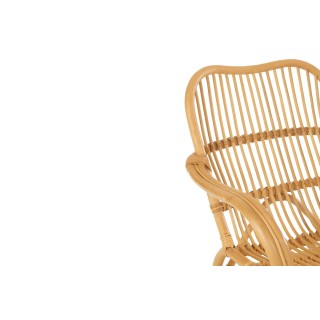Rocking chair en rotin naturel WIDY - HELLIN