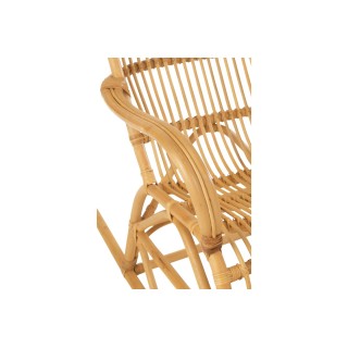 Rocking chair en rotin naturel WIDY - HELLIN