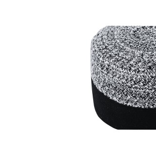 Pouf rond intérieur extérieur D50 chiné/uni PAROS - HELLIN