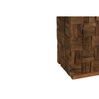 Console en bois foncé recyclé L150 ICA - HELLIN