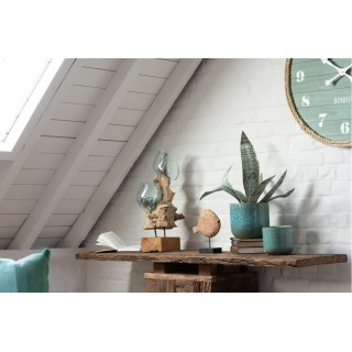 Console en bois foncé recyclé L150 ICA - HELLIN