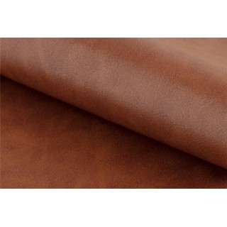 Chaises pivotantes en simili cognac et métal noir (lot de 2) JAMES - HELLIN