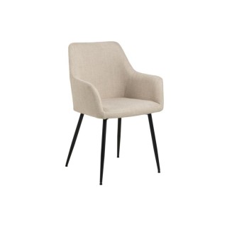 Chaises tissu avec accoudoirs – Lot de 2 YSA | Hellin