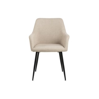 Chaises tissu avec accoudoirs – Lot de 2 YSA | Hellin