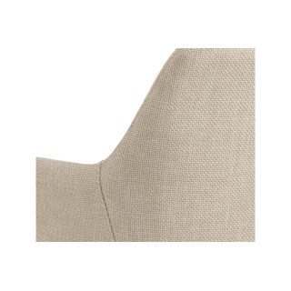 Chaises tissu avec accoudoirs – Lot de 2 YSA | Hellin