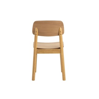 Chaises de salle à manger en bois naturel (lot de 2) IZIA - HELLIN