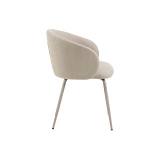 Chaises de salle à manger en tissu beige (lot de 2) BLAIR - HELLIN