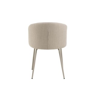 Chaises de salle à manger en tissu beige (lot de 2) BLAIR - HELLIN