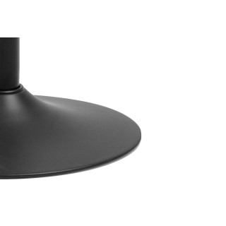 Tabourets de bar réglables et pivotants noirs (lot de 2) MARCUS - HELLIN