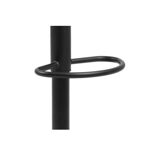 Tabourets de bar réglables et pivotants noirs (lot de 2) MARCUS - HELLIN