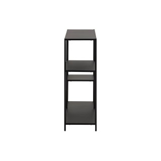Bibliothèque scandinave en métal noir 3 tablettes HARLOW - HELLIN