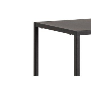 Bibliothèque scandinave en métal noir 3 tablettes HARLOW - HELLIN