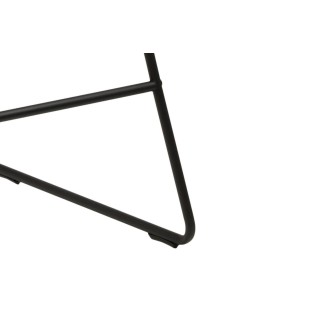 Tabourets de bar en métal et simili (lot de 2) LILIAN - HELLIN