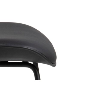 Tabourets de bar en métal et simili (lot de 2) LILIAN - HELLIN