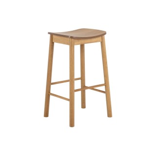 Tabourets de bar en bois naturel (lot de 2) IZIA - HELLIN