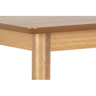 Table de bar en bois naturel 4 places L120 IZIA - HELLIN