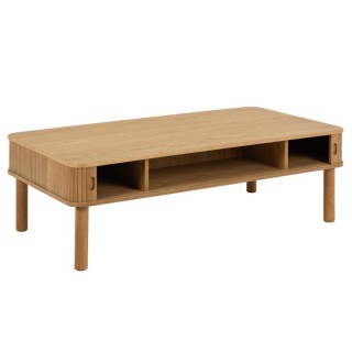 Table basse rectangulaire 3 niches de rangement L130 GAYNEL - HELLIN