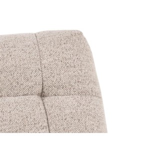 Fauteuil lounge pivotant en tissu bouclette BERLIN - HELLIN