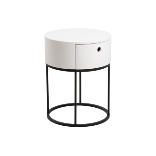 Table de chevet ronde de style contemporain LILA - HELLIN
