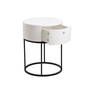 Table de chevet ronde de style contemporain LILA - HELLIN