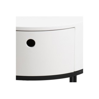 Table de chevet ronde de style contemporain LILA - HELLIN