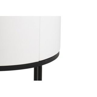 Table de chevet ronde de style contemporain LILA - HELLIN