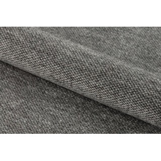 Fauteuil à oreilles pivotant avec repose-pieds en tissu BRISTOL - HELLIN