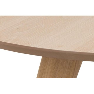 Table de salle à manger chêne blanchi L100 4 personnes TIWI - HELLIN