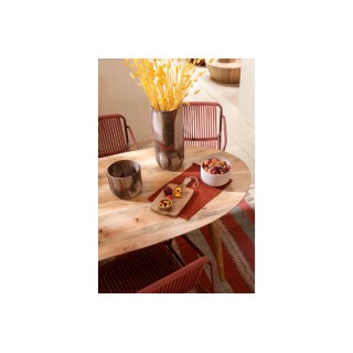 Table à manger ovale en manguier naturel 10 places L200 CAMILA - HELLIN