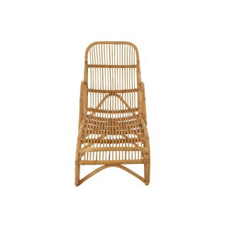 Chaise longue en rotin naturel WIDY - HELLIN