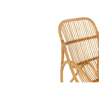 Chaise longue en rotin naturel WIDY - HELLIN