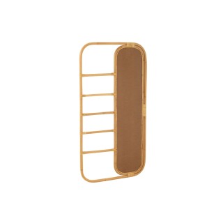 Miroir à poser avec échelle en rotin naturel KRUGER - HELLIN