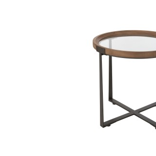 Tables basses gigognes de style industriel D60  (set de 2) IOWA - HELLIN